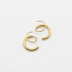 Arielle Swirl Gold Earrings