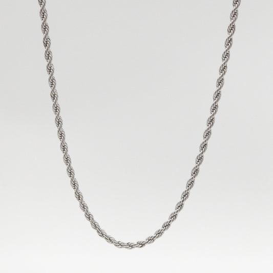 Harper Silver Rope Necklace