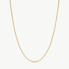Box Chain Gold Necklace