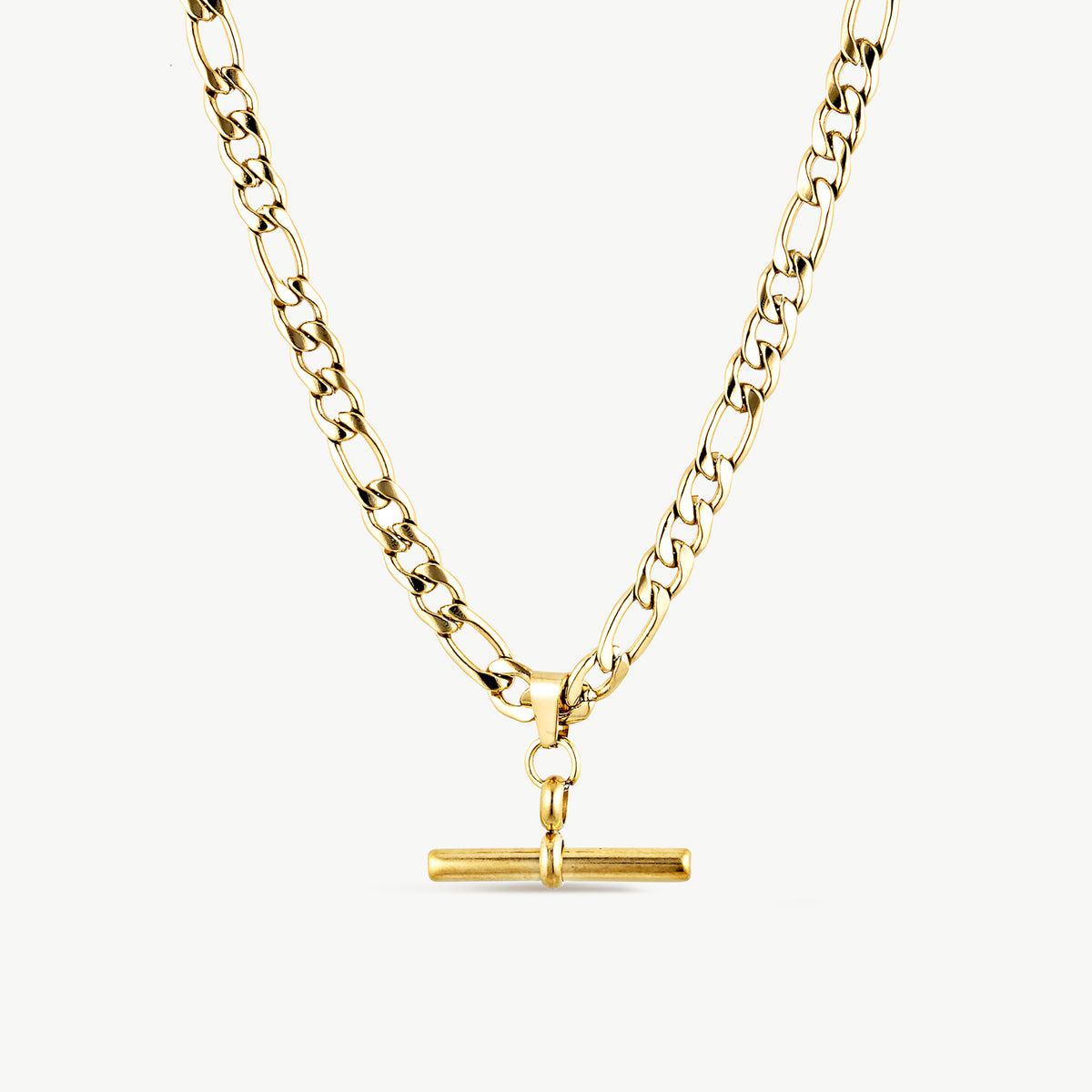 Cross Bar Figaro Necklace