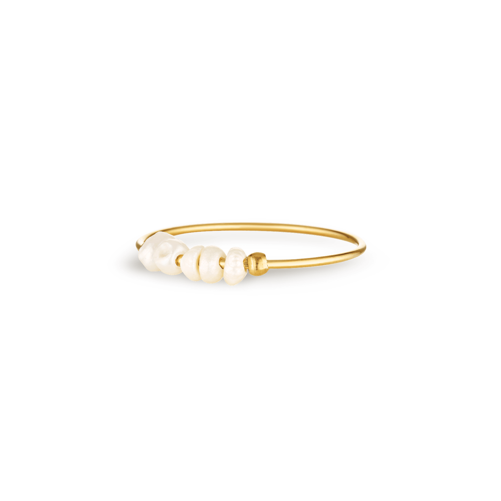 Mini Pearl Gold Ring